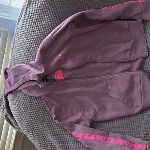 Under Armour size medium purple zip up sweatshirt